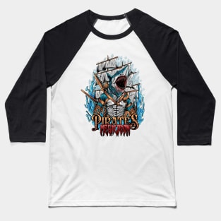 PIRATES MEGALODON Baseball T-Shirt